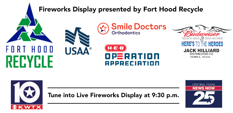 Fort Hood Recycle, USAA, Smile Doctors Orthodontics, HEB Operation Appreciation, Budweiser: Jack Hilliard Distributing