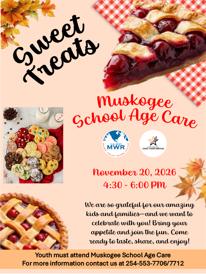 Muskogee Sweet Treats Event